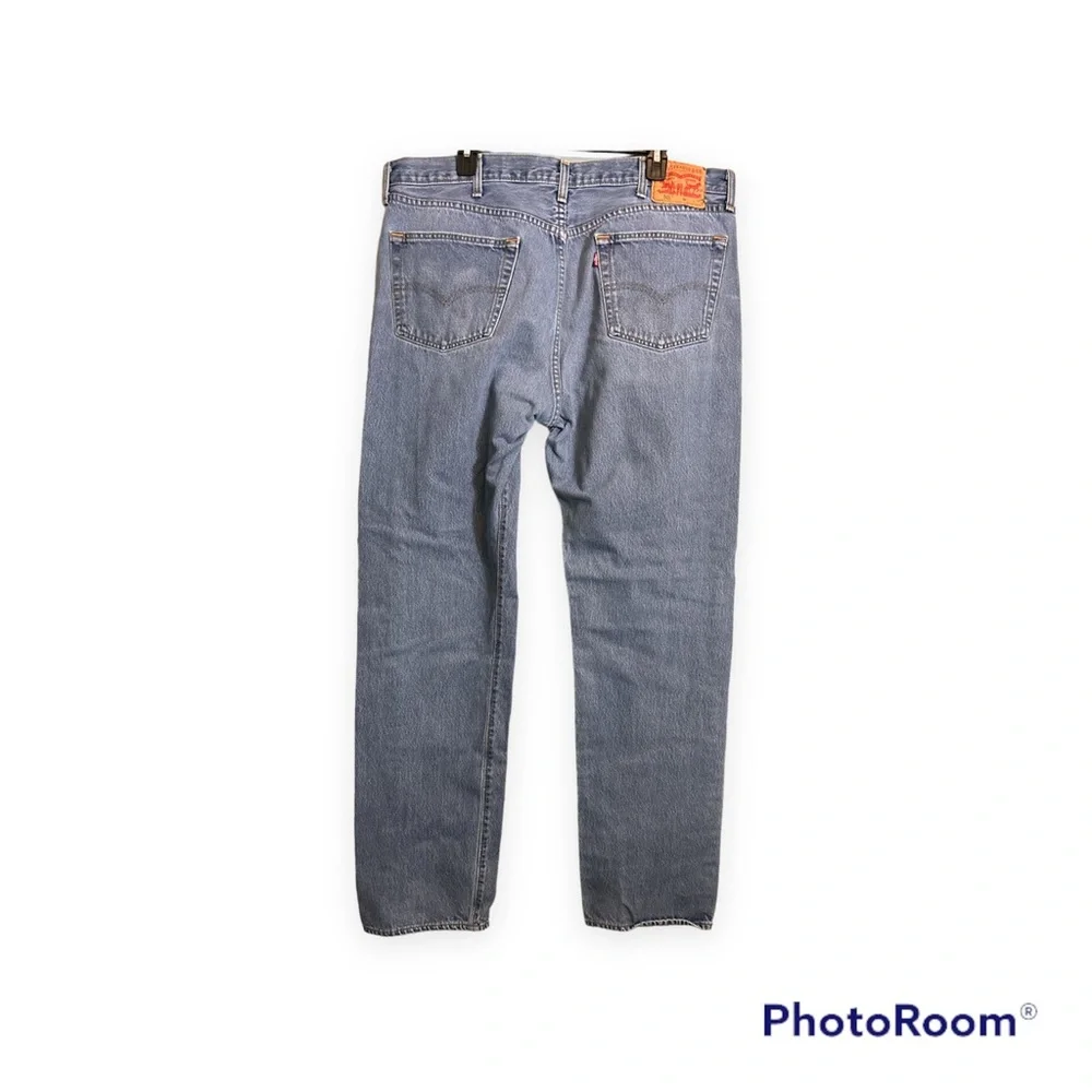 EUC VINTAGE LEVIS XX 501s JEANS SIZE 43x38 STRAIGHT LEG ORIGINALS.VSTITCH - Picture 3 of 17